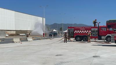 Emergències fa un simulacre de núvol tòxic que activa el Pla d’Emergència Exterior del Port de Castelló